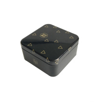 Matt Balck Color Metal Gift Tin Box Wholesale